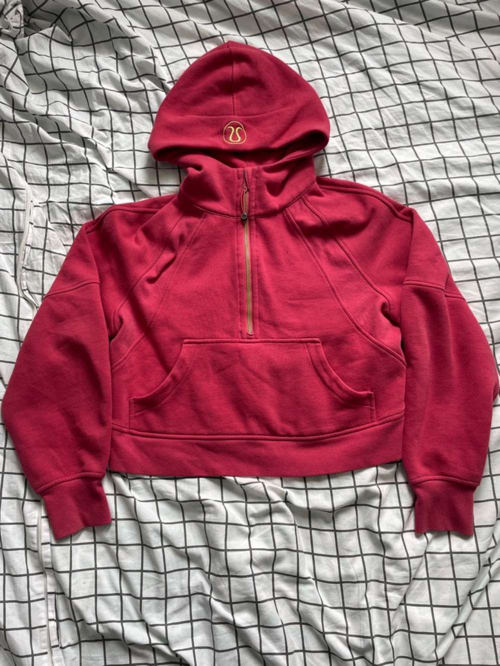 LULULEMON Scuba Half Zip Hooded w/ Gold Zipped OBO